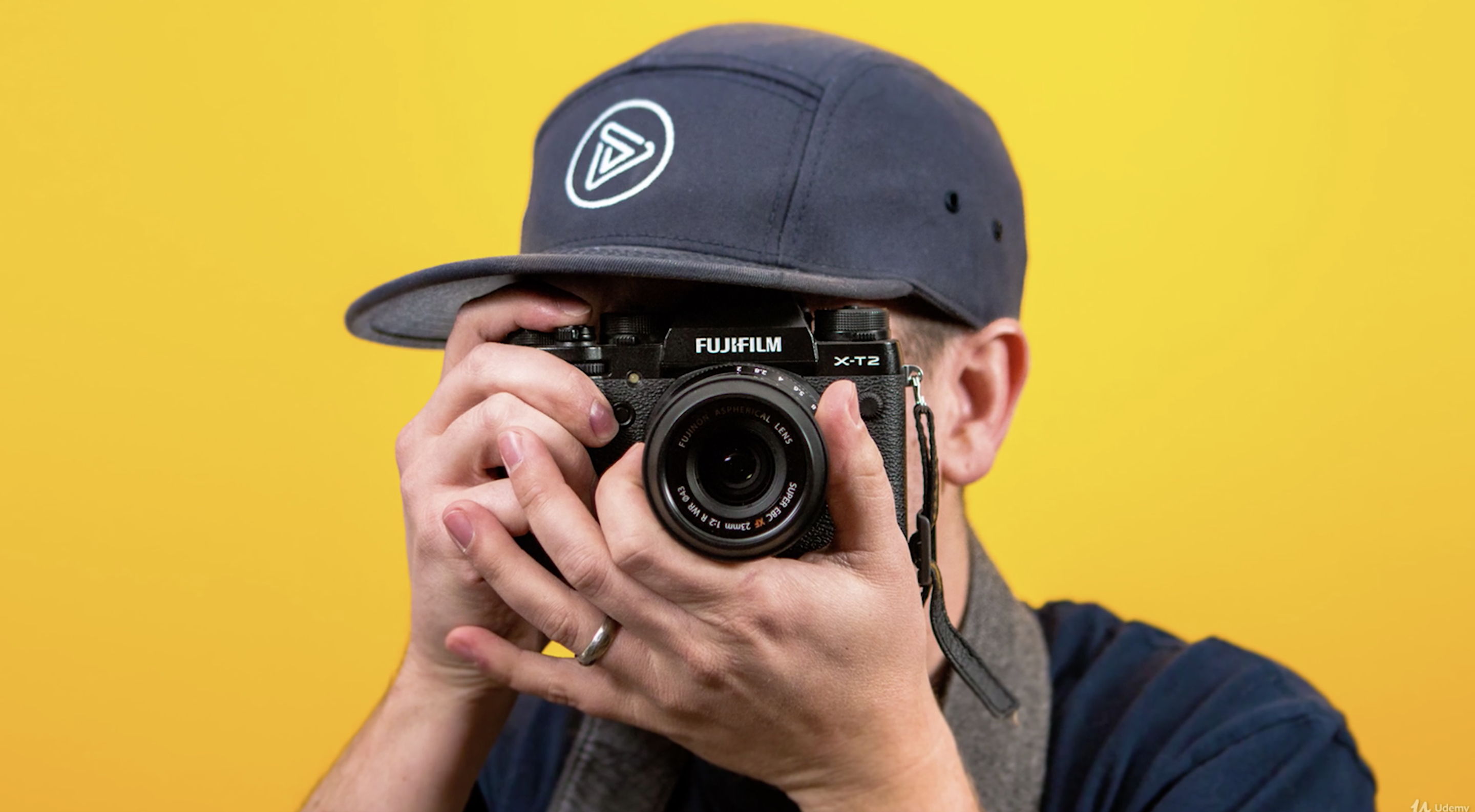 person holding a camera up as if they were taking a photo