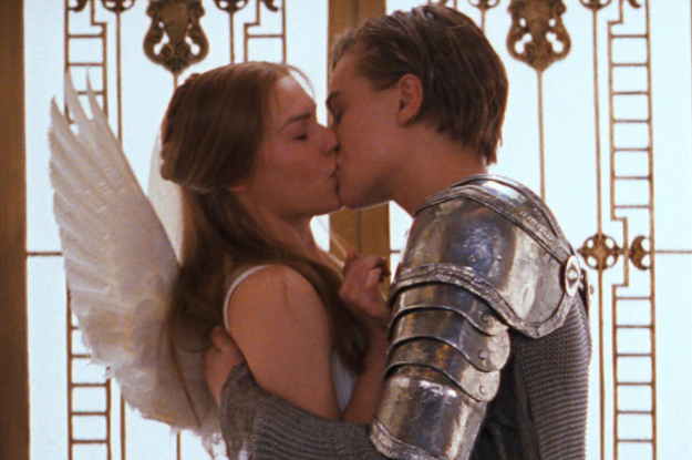Romeo and Juliet kissing