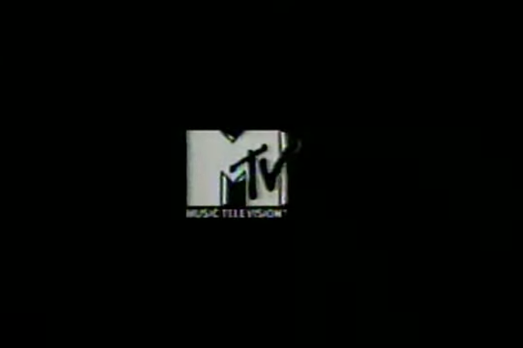 MTV logo with a black background 