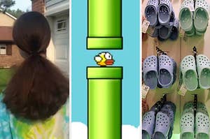 A popular vine by contrachloe on the left, flappy bird in the middle, and a wall of crcos on the right