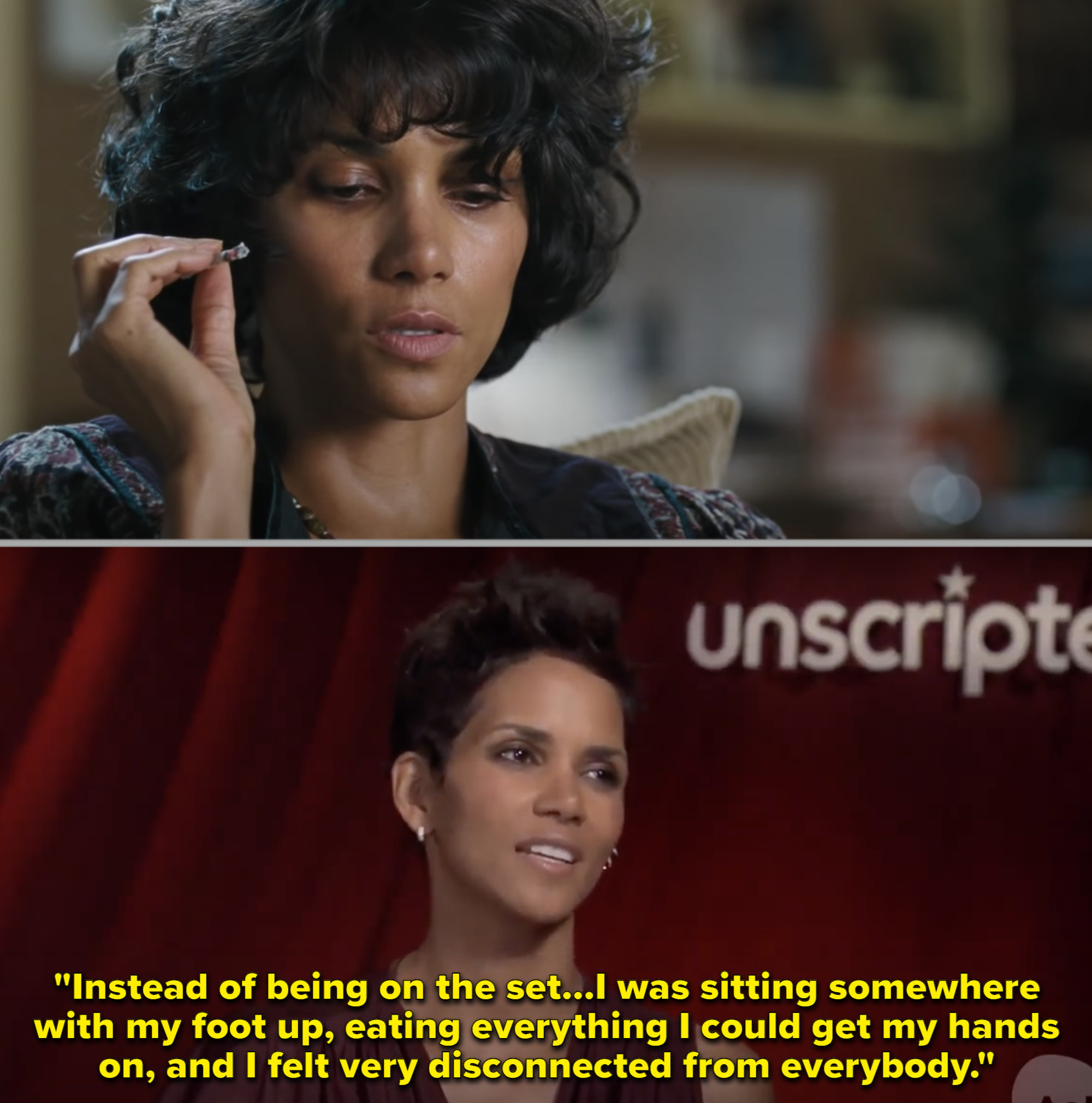 Halle Berry in an interview