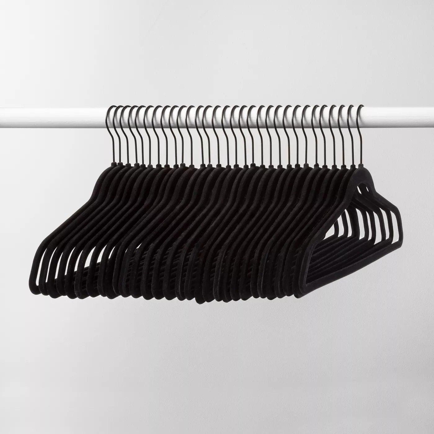 The black felt hangers