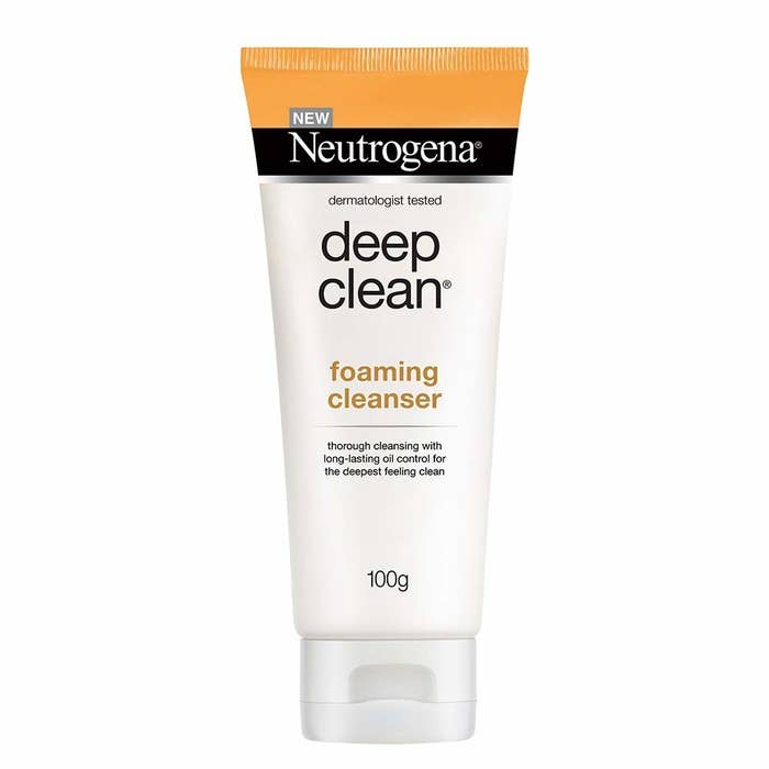 Packaging of the deep-cleansing face wash