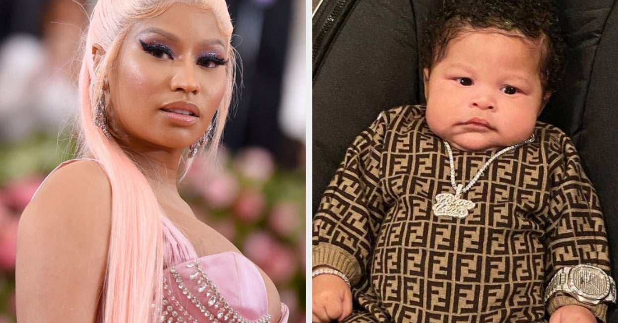 Nicki Minaj posted photos of his son