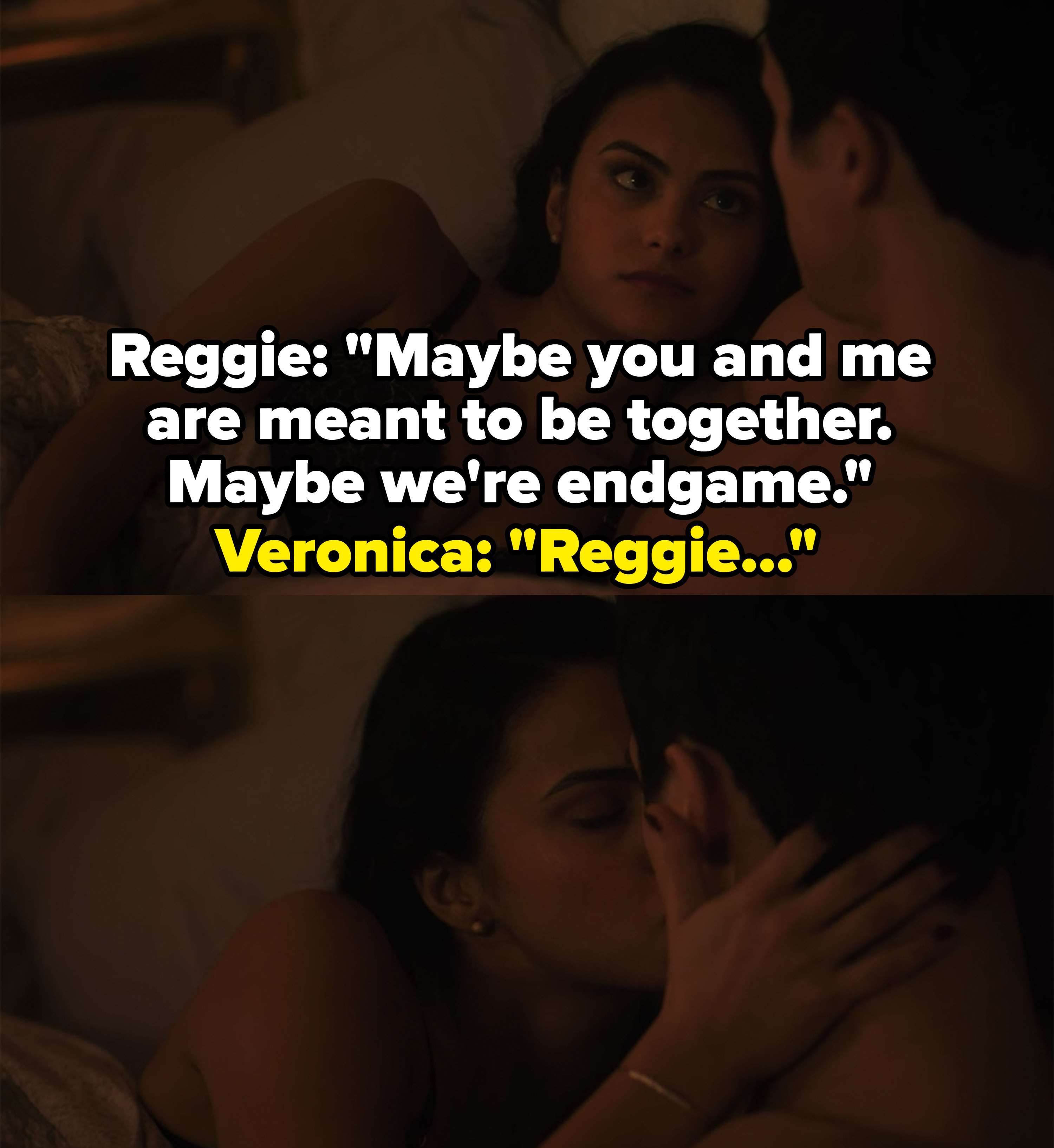 Reggie says maybe he and Veronica are &quot;endgame,&quot; she kisses him