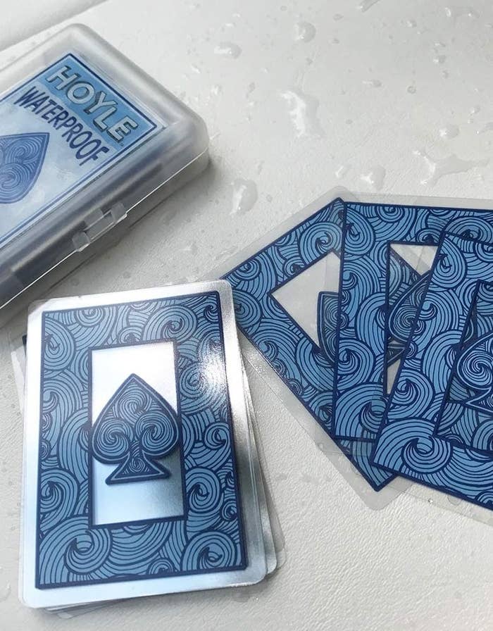 Waterproof plastic cards