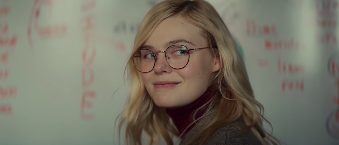 Elle Fanning as Violet Market in the movie &quot;All the Bright Places.&quot;