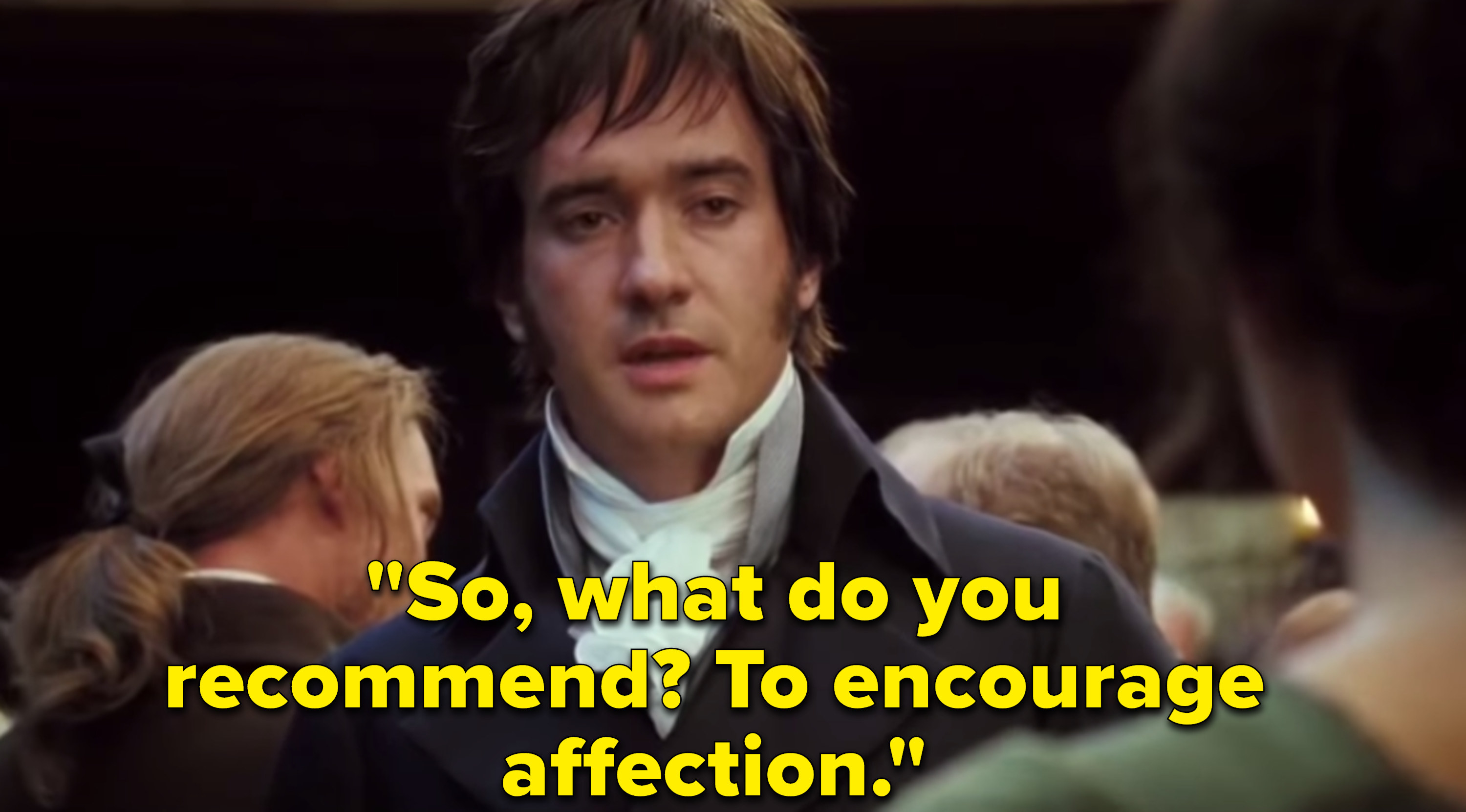 Matthew McFadyen as Mr. Darcy in the movie &quot;Pride &amp;amp; Prejudice.&quot;