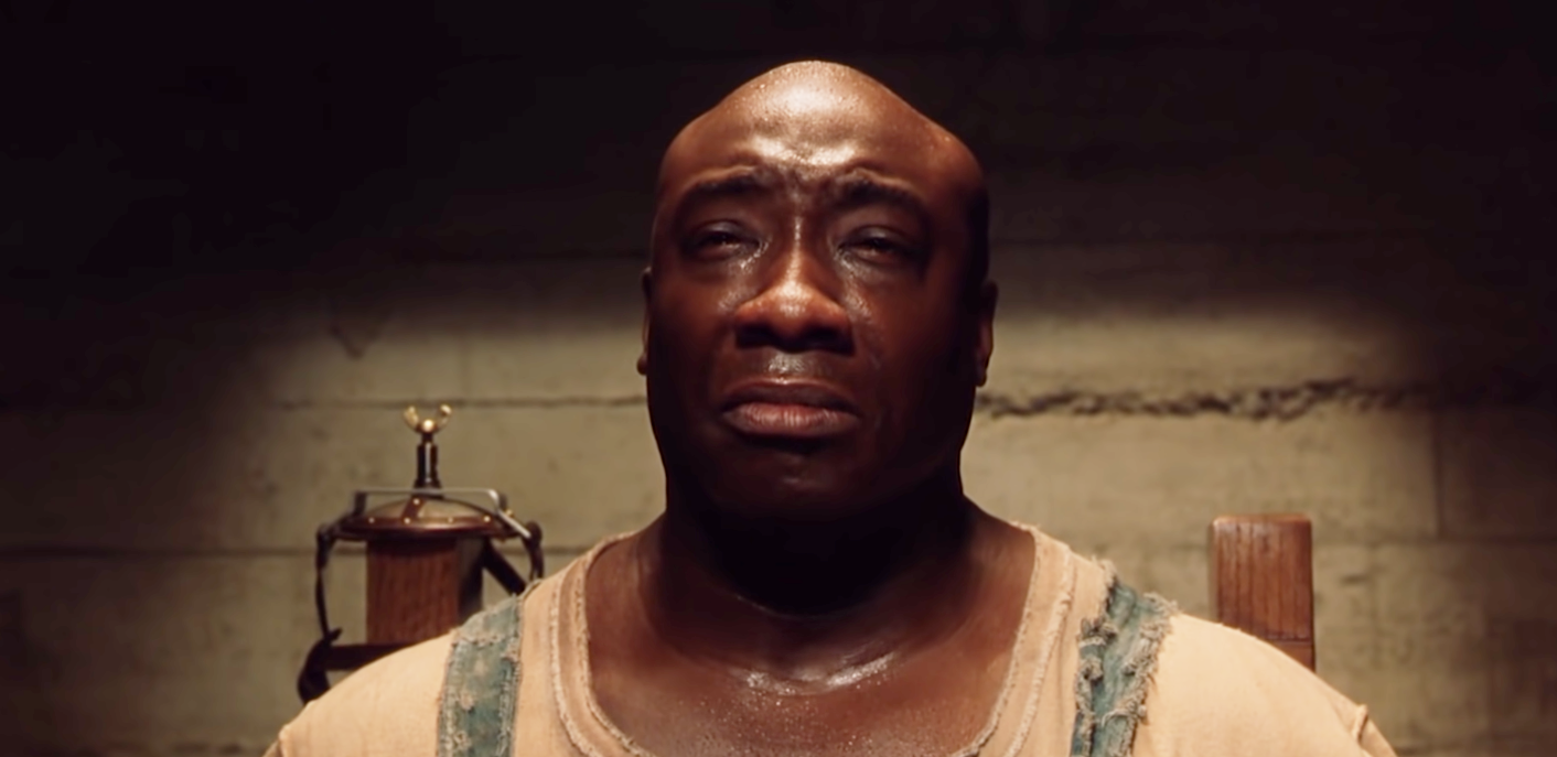 Michael Clarke Duncan as John Coffey in the movie &quot;The Green Mile.&quot;