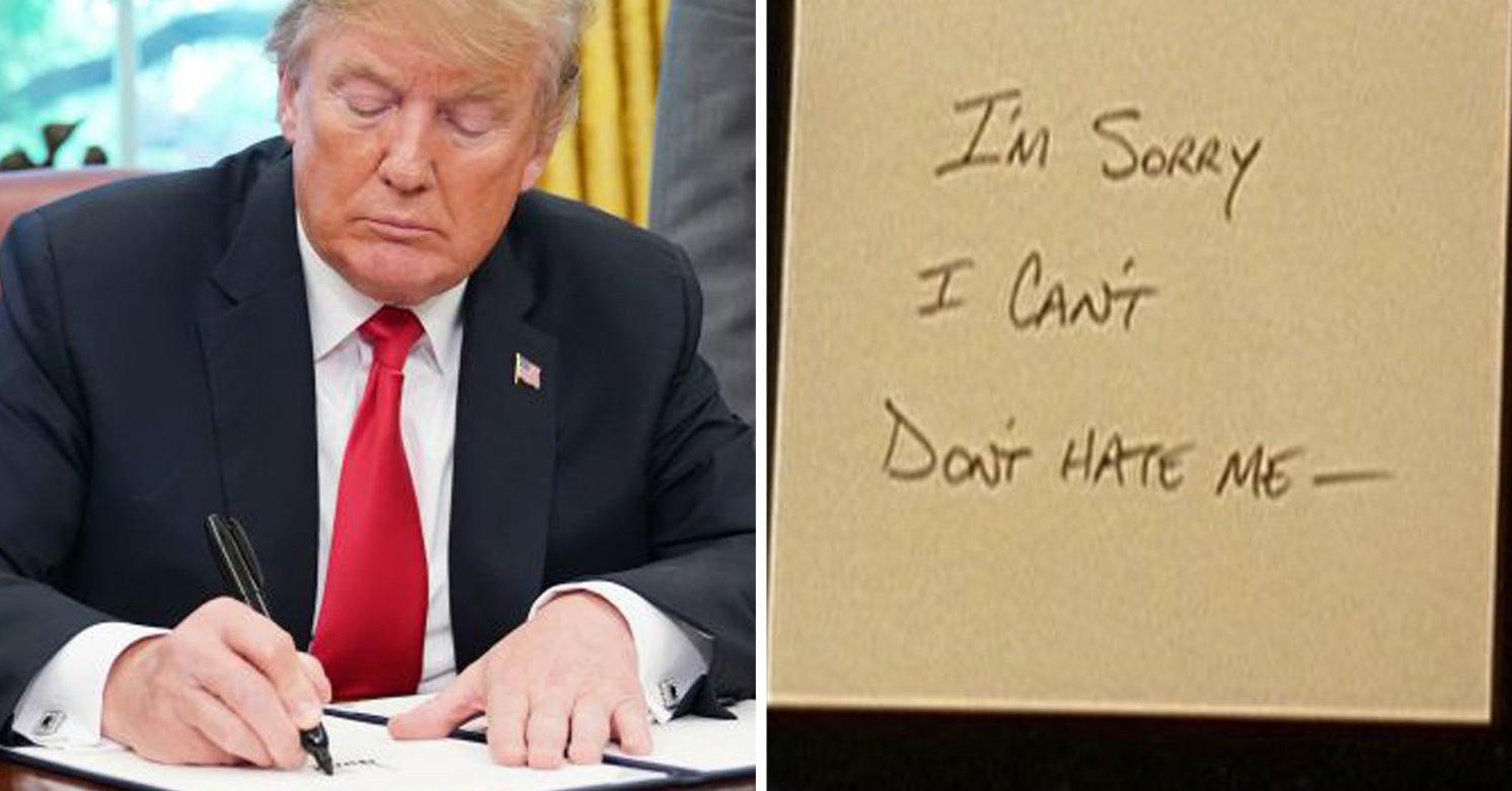Trump Note To Biden Twitter Memes