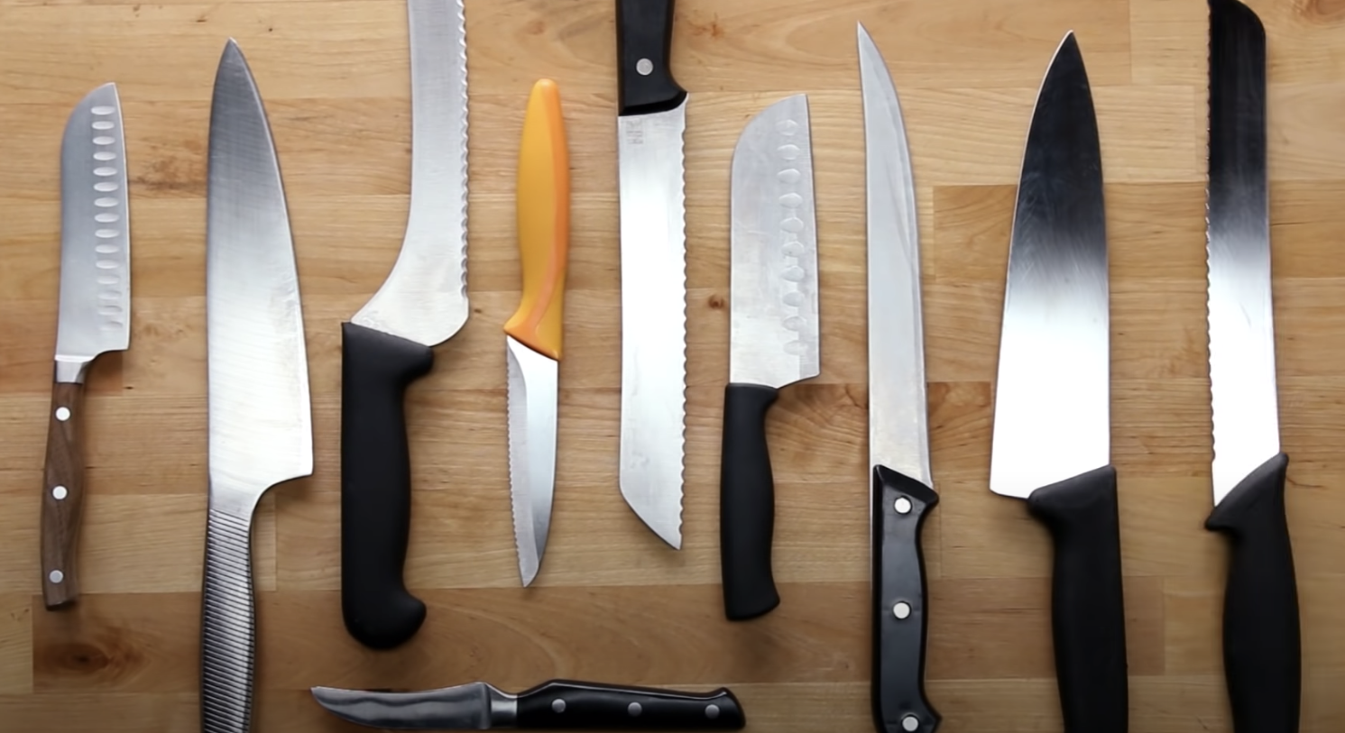 10 different types of knives