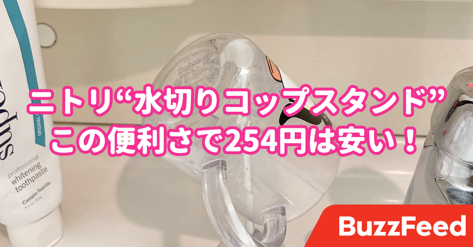 これは買って正解 ニトリの 254円アイテム が洗面所の あるある悩み を解決してくれた