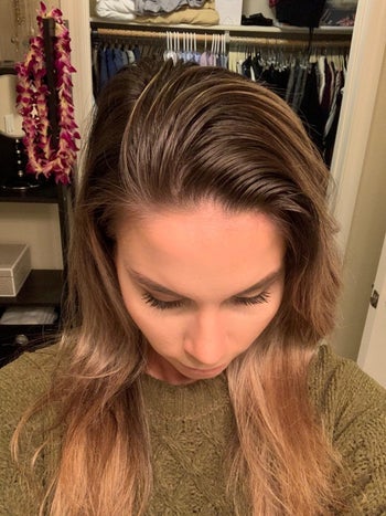 Reviewer before with greasy hair