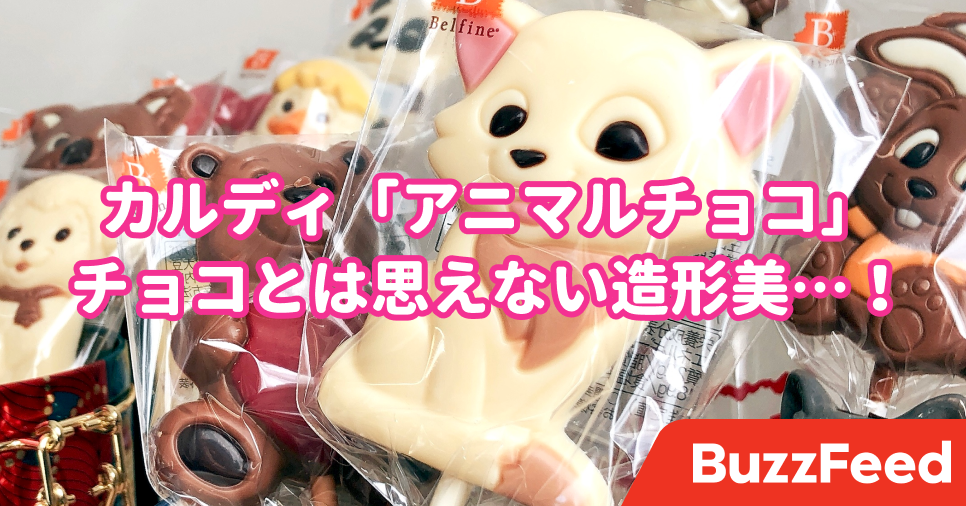 可愛すぎて食べられないよ カルディ アニマルチョコ のデザインがすごすぎる