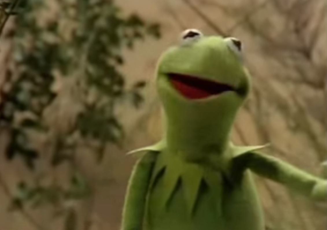 Kermit the Frog singing