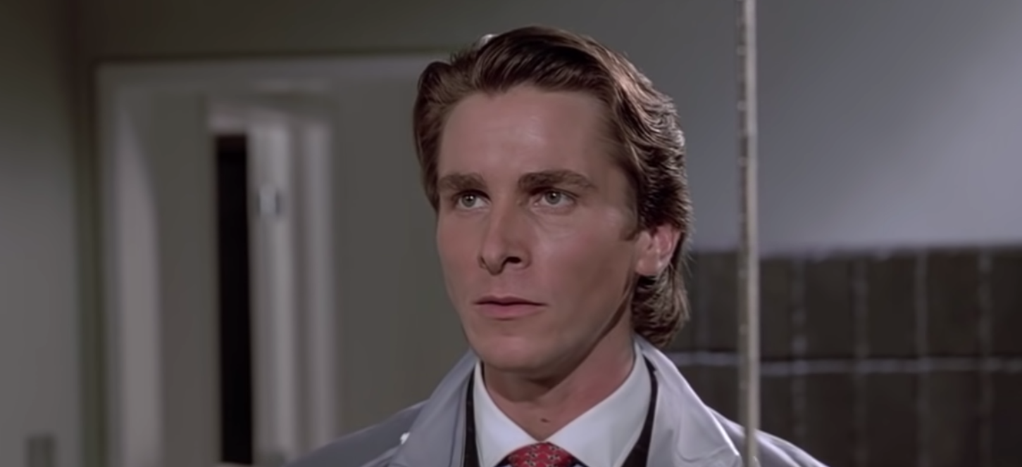 Christian Bale as Patrick Bateman in the movie &quot;American Psycho.&quot;