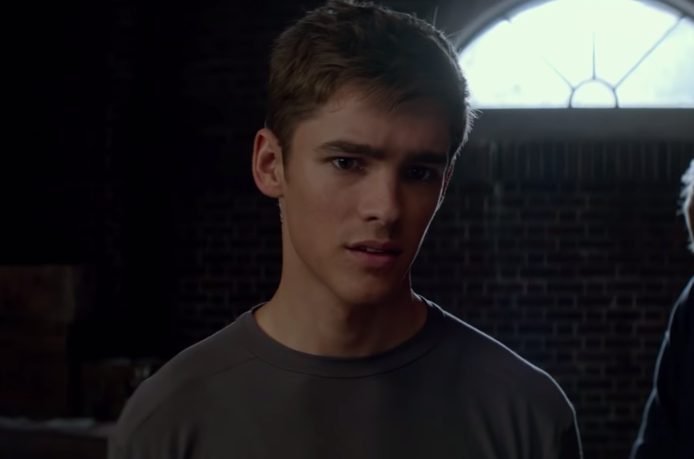 Brenton Thwaites as Jonas in the movie &quot;The Giver.&quot;