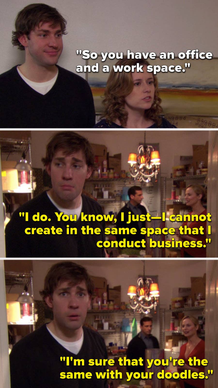 32 Moments From The Office Dinner Party Episode, image size:900x1600