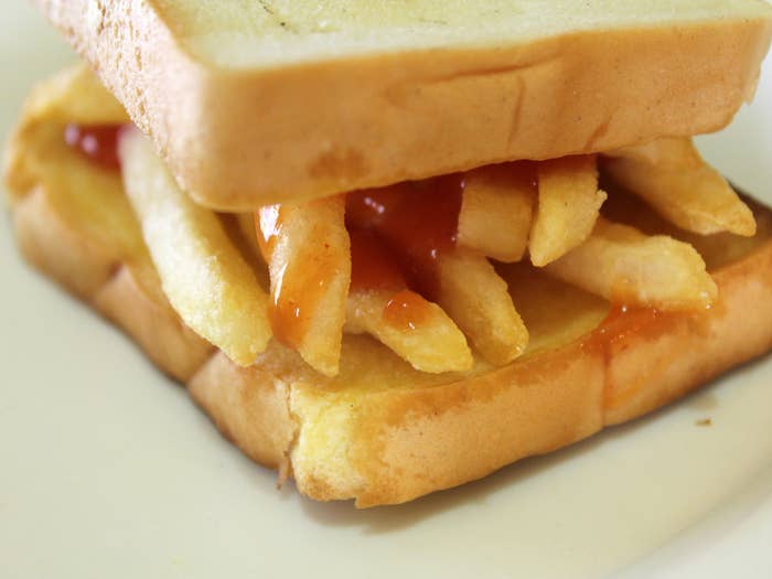 Basically chips in a bread lol:)