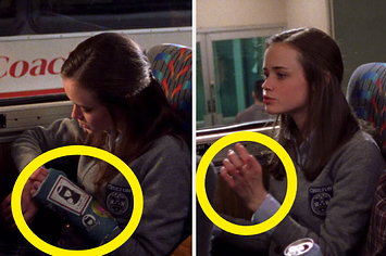 On "Gilmore Girls", Rory has a cast on her hand, and then the cast is gone
