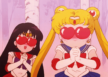 Sailor Moon heart eyes 