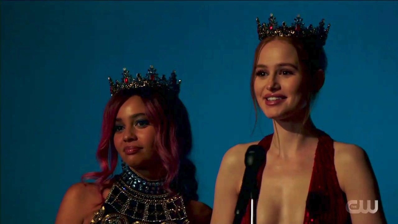 Toni and Cheryl as Prom Queens