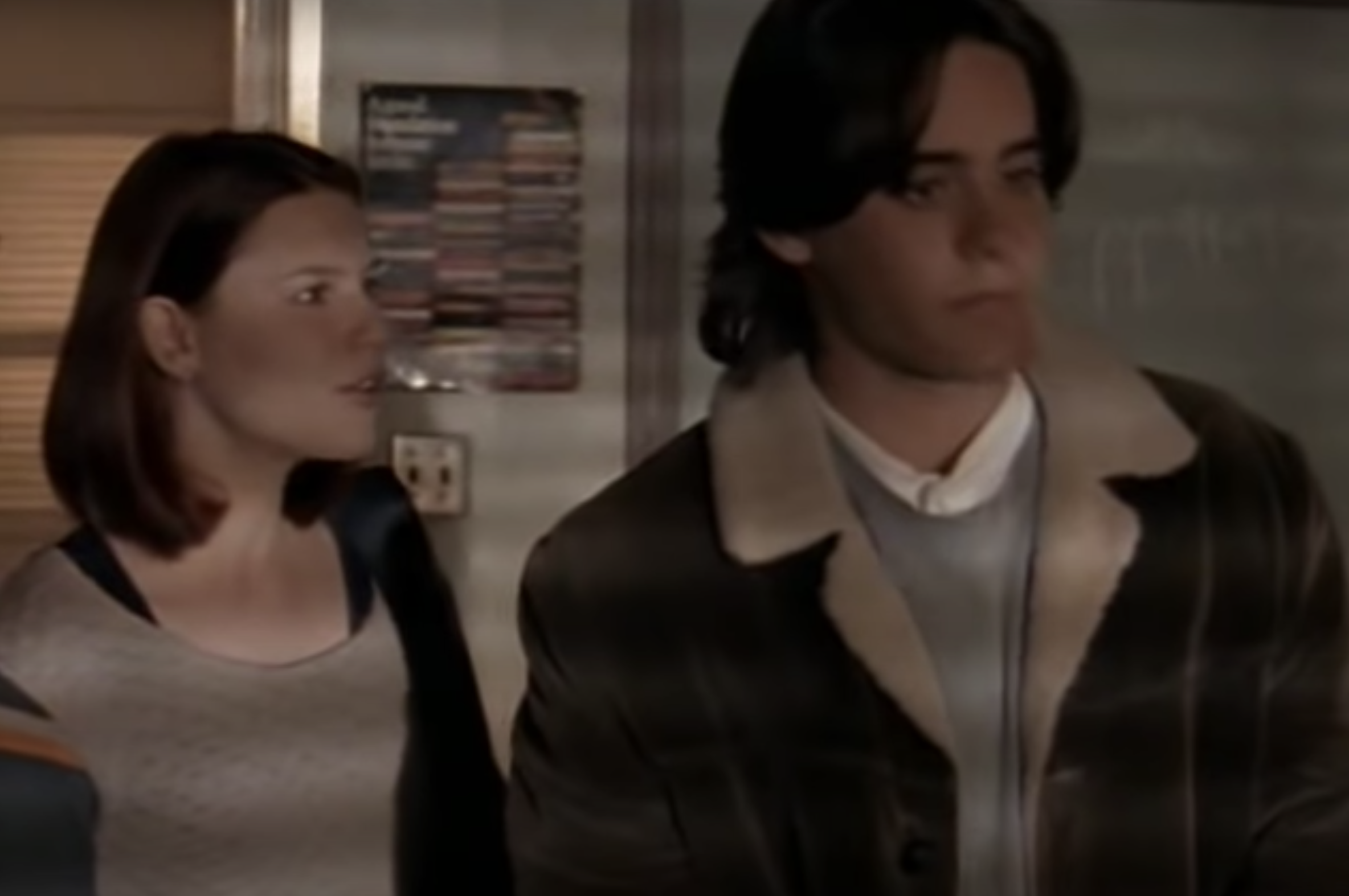 Jared Leto and Claire Danes talking in a scene from the show