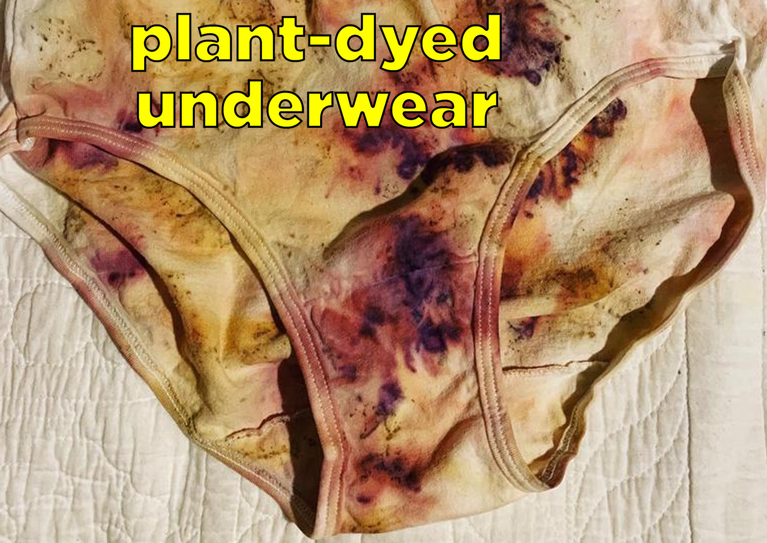 Plant Dyed Underwear on  : r/CrappyDesign