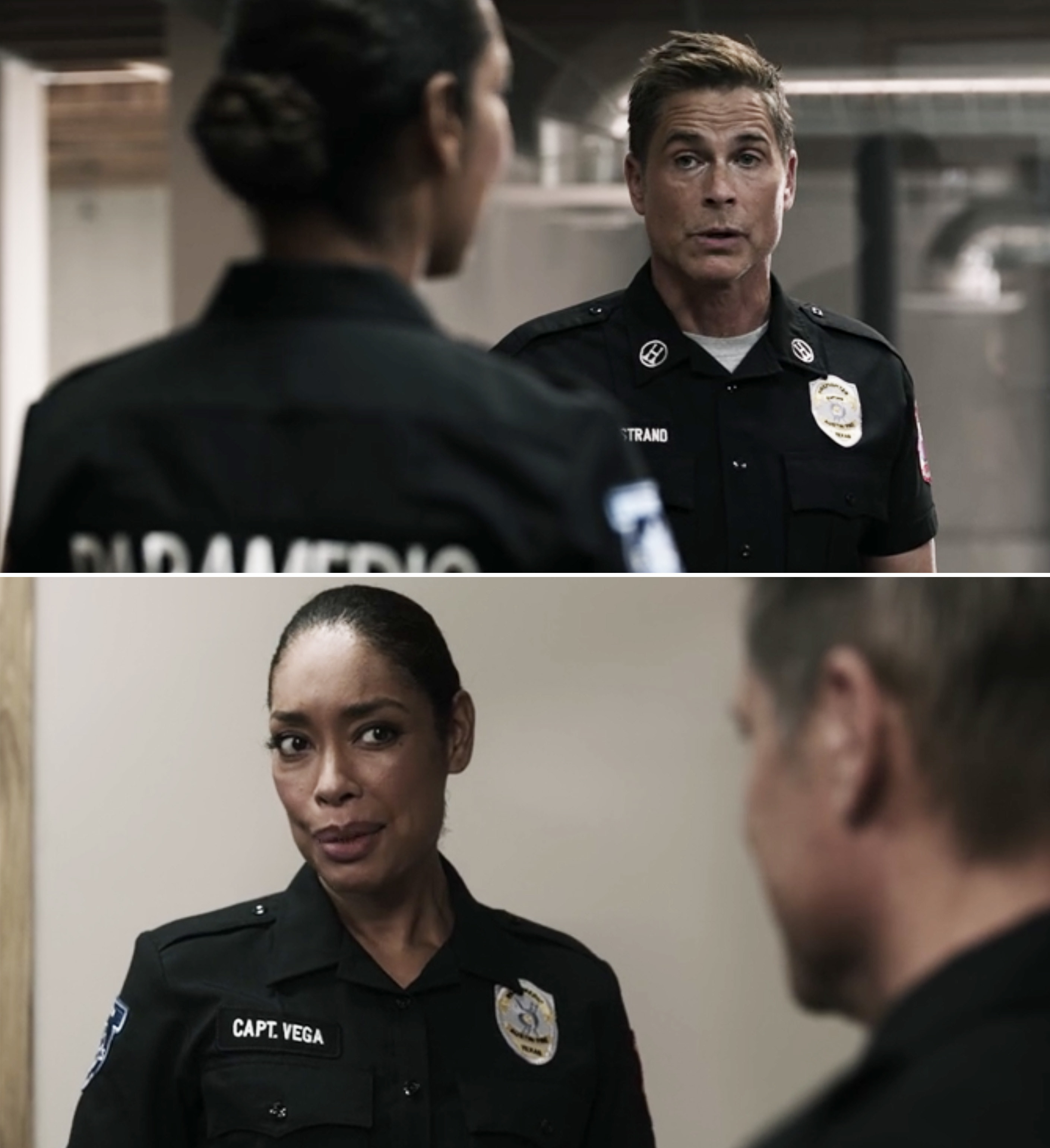 Rob Lowe and Gina Torres on &quot;9-1-1: Lone Star&quot;