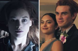 Zoey from Zoey's Extraordinary Playlist and Archie and Veronica from Riverdale