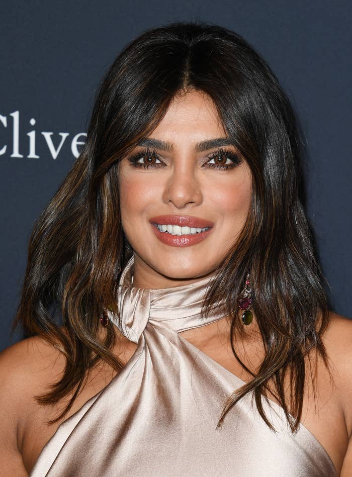 Priyanka Chopra attends the Pre-GRAMMY Gala and GRAMMY Salute to Industry Icons Honoring Sean &quot;Diddy&quot; Combs at The Beverly Hilton Hotel on January 25, 2020 in Beverly Hills, California