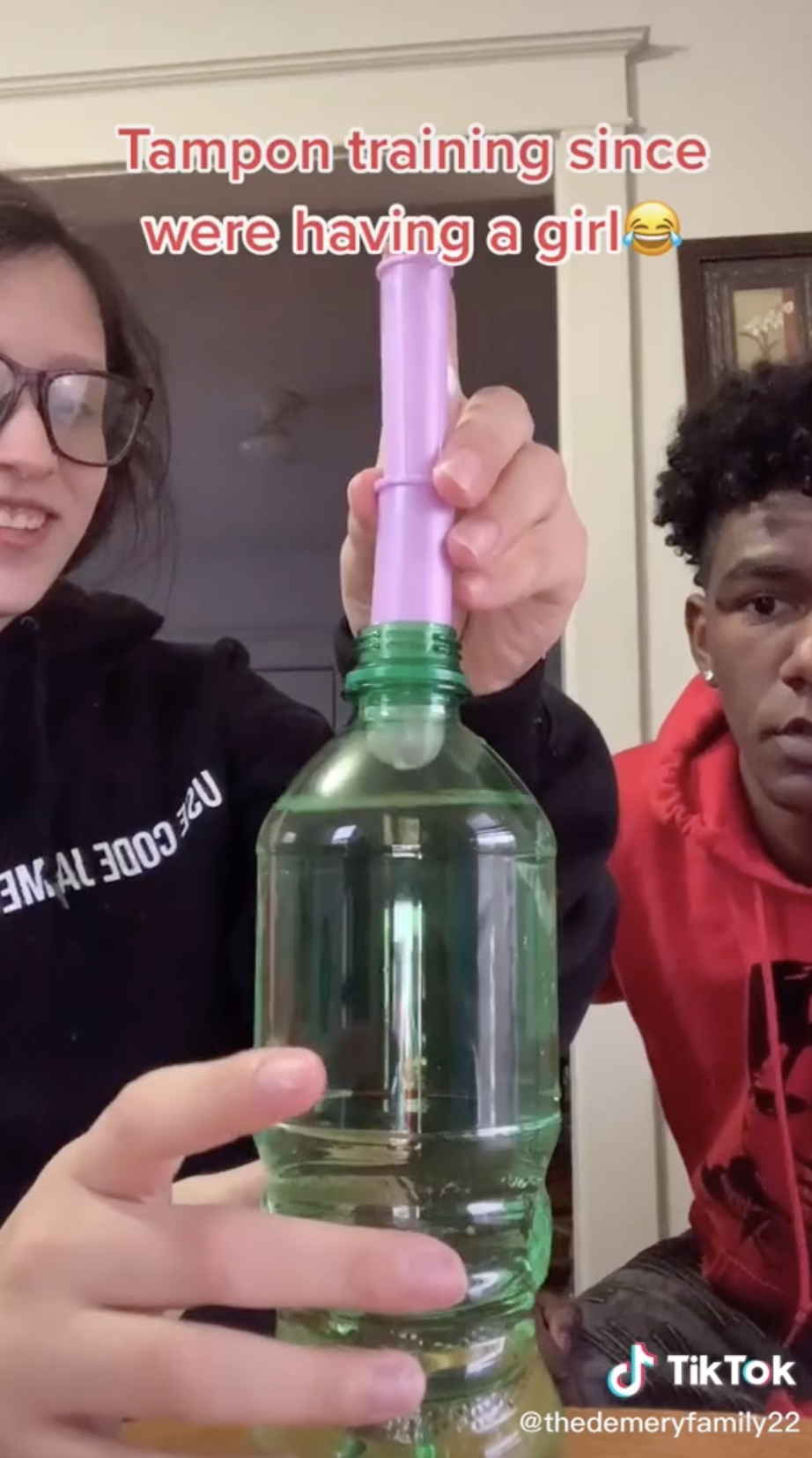 Tampon In Water On TikTok