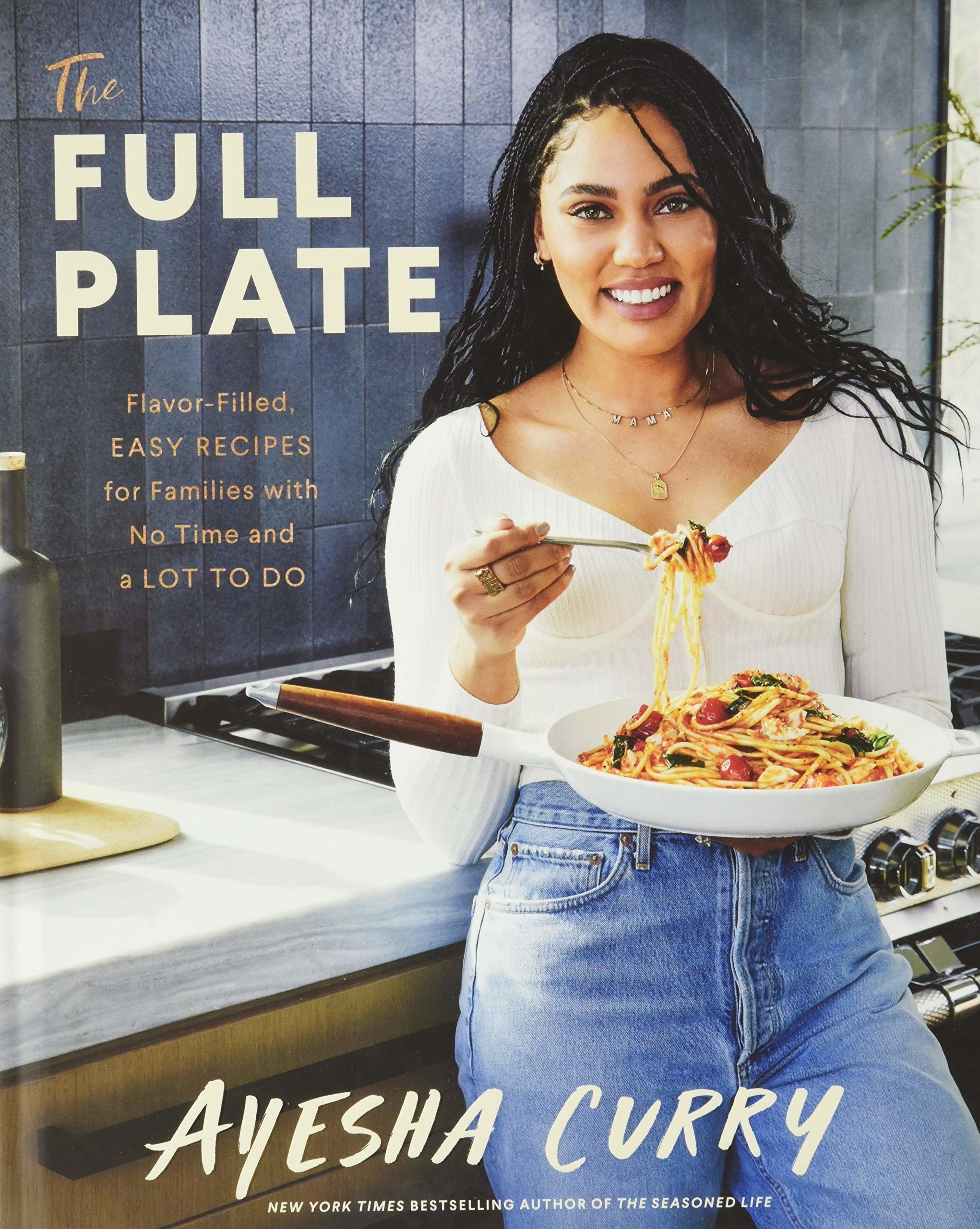 The cover of the book featuring author and chef Ayesha Curry