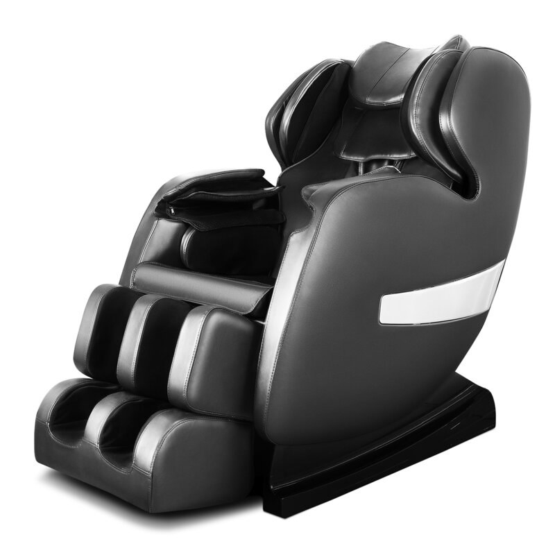 the massage chair in black