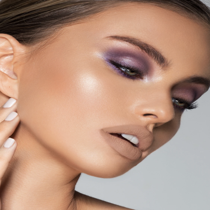 smokey eyelook using purple palette