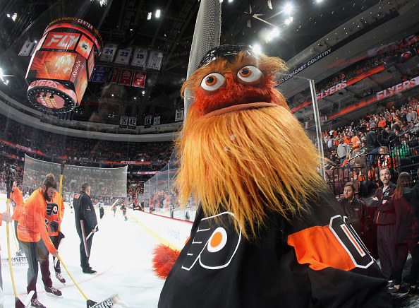 Gritty staring.