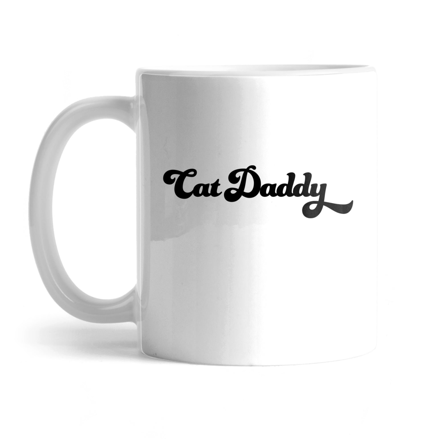 The mug with &quot;Cat Daddy&quot; graphic