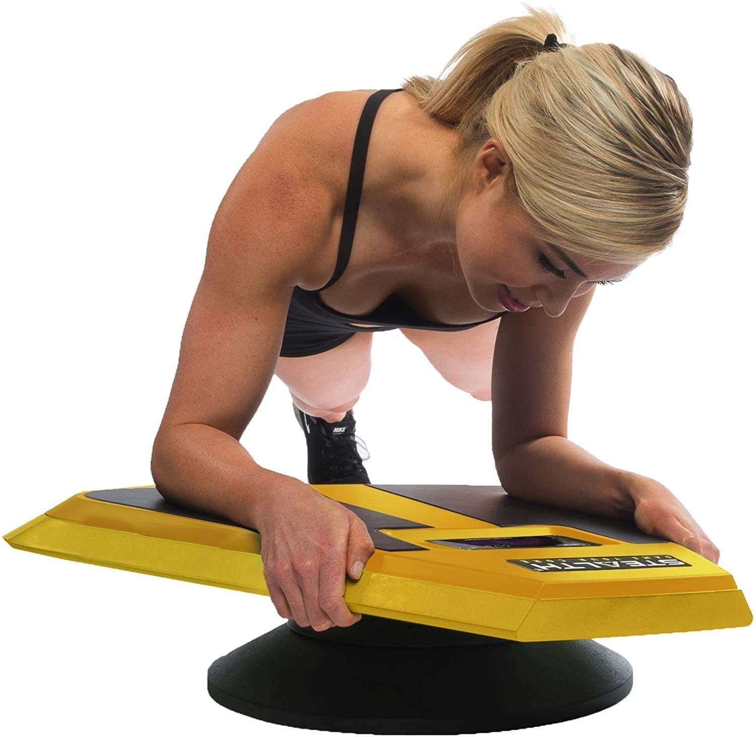 a model planks using the stealth core trainer