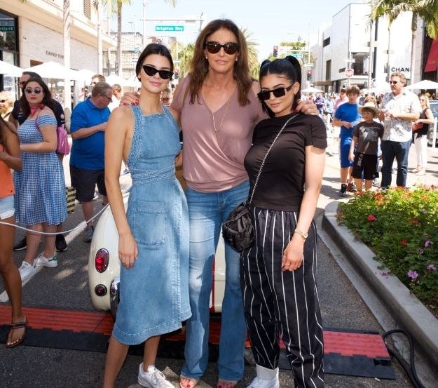 Caitlyn with Kendall and Kylie