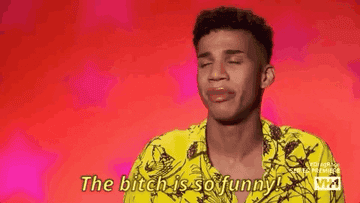 Naomi Smalls says in a confessional, &quot;This bitch is so funny!&quot; 