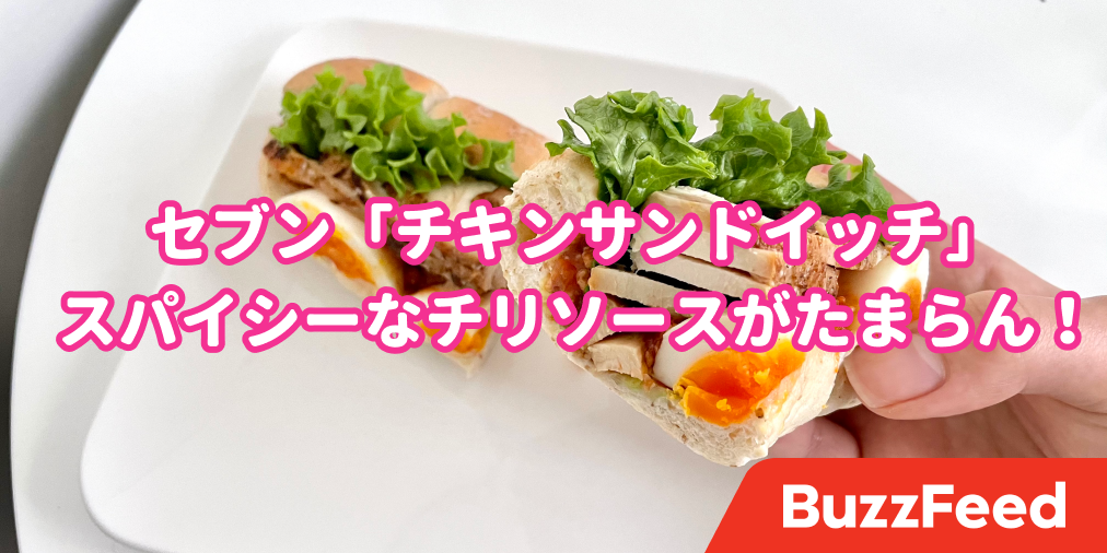 うますぎて手が止まらない セブンの 367円サンド はスパイシーで食欲湧いてくる