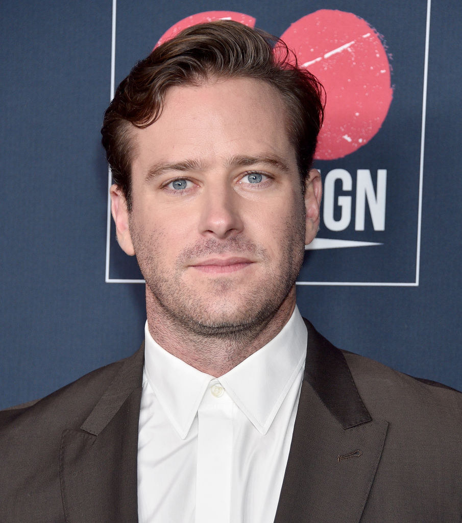 Armie Hammer arrives at the Go Campaign&#x27;s 13th Annual Go Gala at NeueHouse Hollywood 