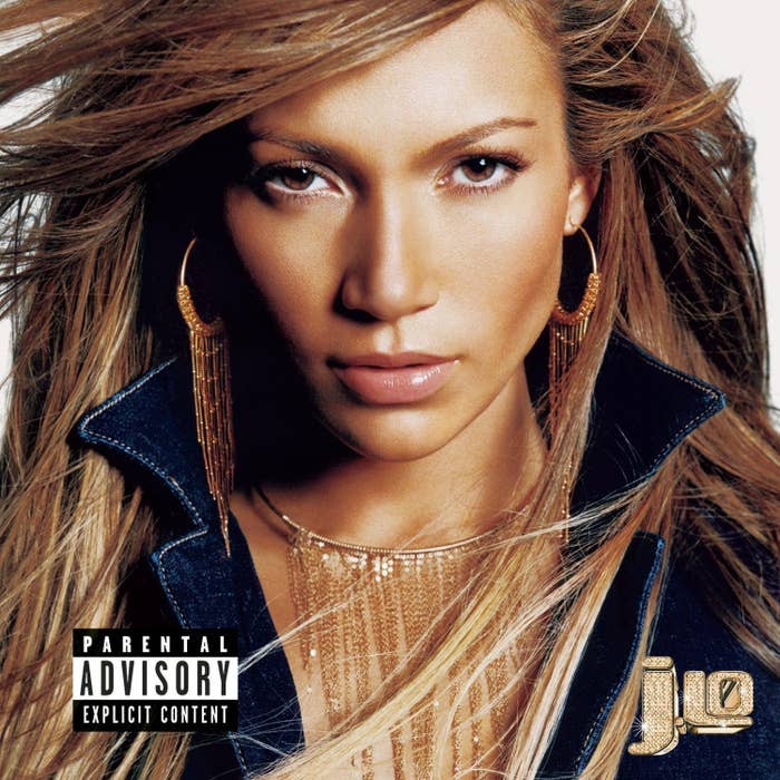 Jennifer Lopez on the cover for Jennifer Lopez&#x27;s 2001 album J.Lo