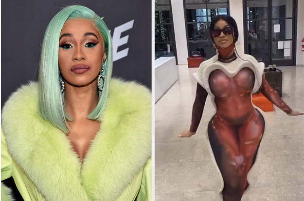 Cardi B's See-Through Dress May Well Be The Most Baffling Thing I See All Day