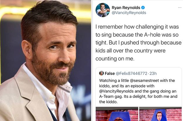 Ryan Reynolds Tweeted An R-Rated Joke About His Time On 