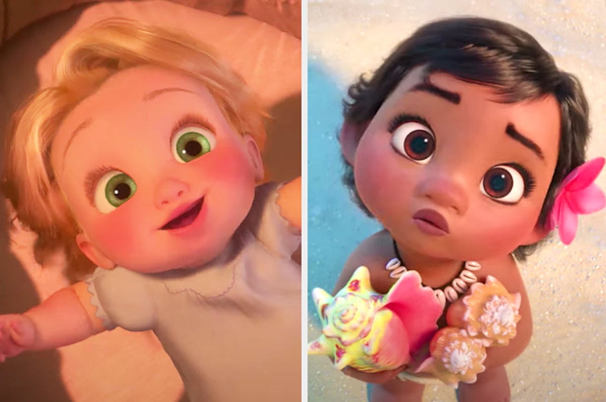 Aquí hay 24 personajes de Disney como bebés, ¿puedes