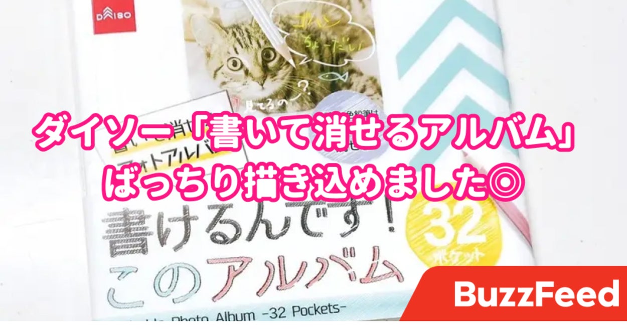 その発想はなかった ダイソーの 書いて消せるアルバム が思わぬ掘り出し物でした その発想はなかった ダイソーの 書いて消せるアルバム が思わぬ掘り出し物でした