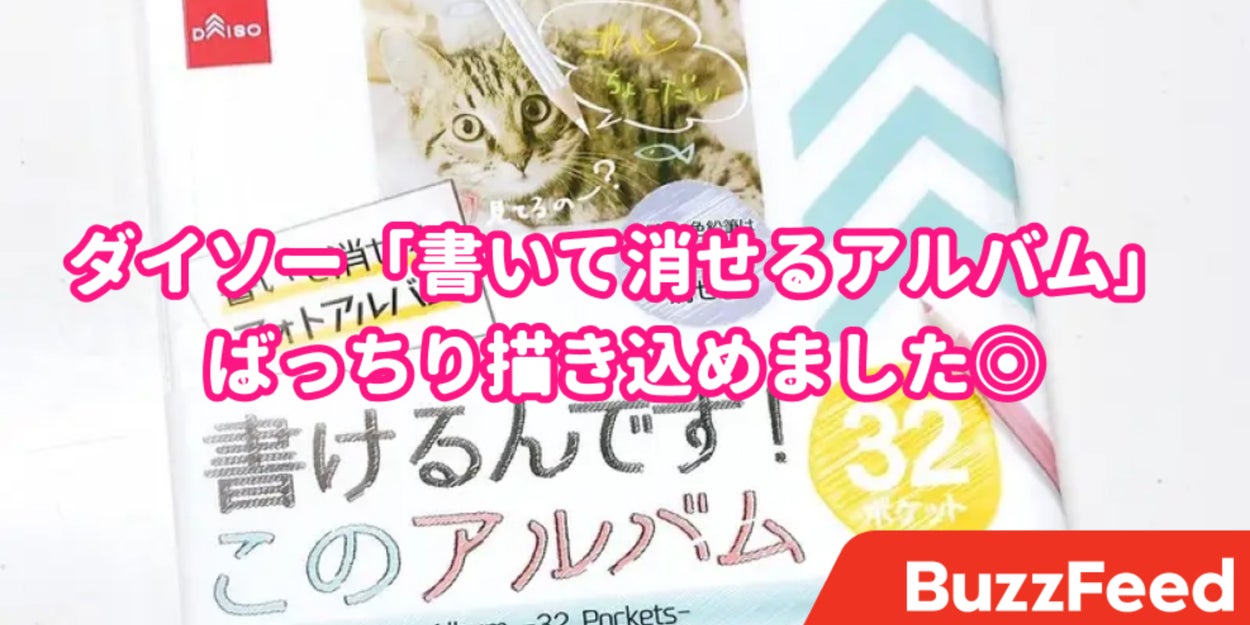 その発想はなかった ダイソーの 書いて消せるアルバム が思わぬ掘り出し物でした その発想はなかった ダイソーの 書いて消せるアルバム が思わぬ掘り出し物でした