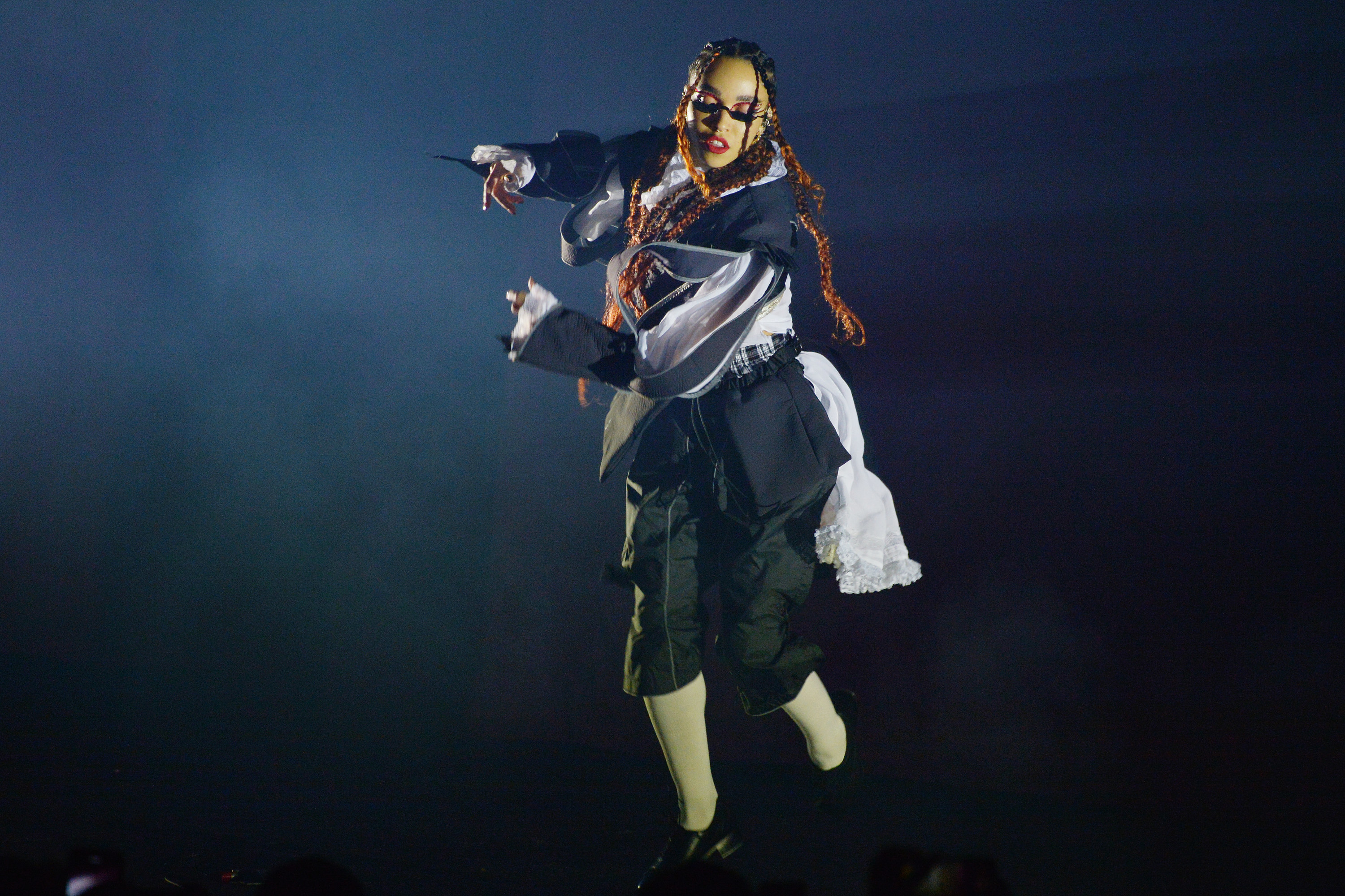 FKA Twigs performs live on stage at O2 Academy Brixton on November 25, 2019 in London, England