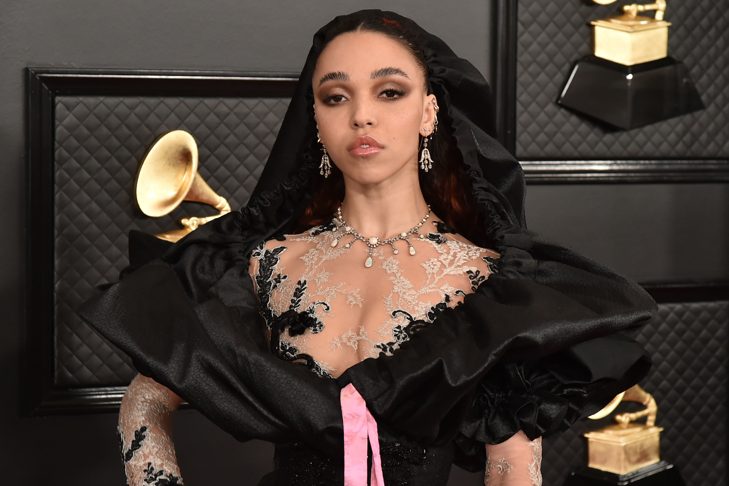 FKA twigs attends the 62nd Annual Grammy Awards at Staples Center on January 26, 2020 in Los Angeles, CA